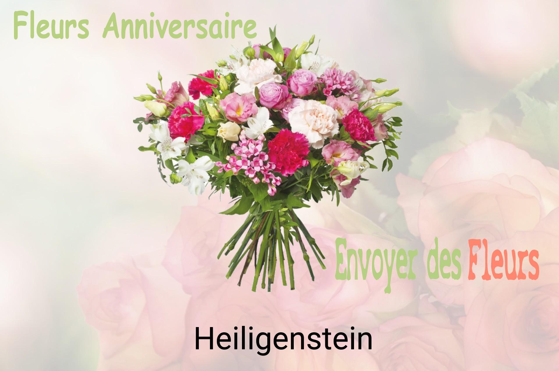 Bouquet de fleurs d’anniversaire livré à Heiligenstein