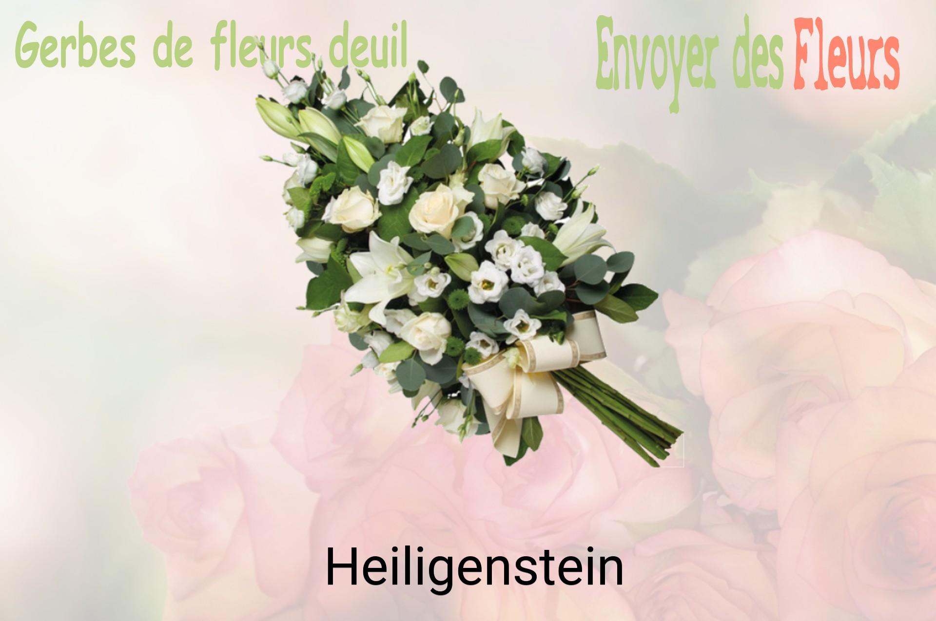 Gerbe de fleurs de deuil livrée à Heiligenstein
